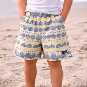 Patagonia Boys Baggies Shorts Swim Trunks Elastic Waist Lined Outdoor